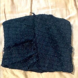 Zara Elegant Black Corset Tube Top